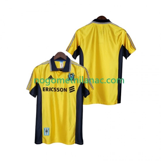 Dres Olympique de Marseille Retro Treći 1998 1999 Kratkih Rukava - Muški