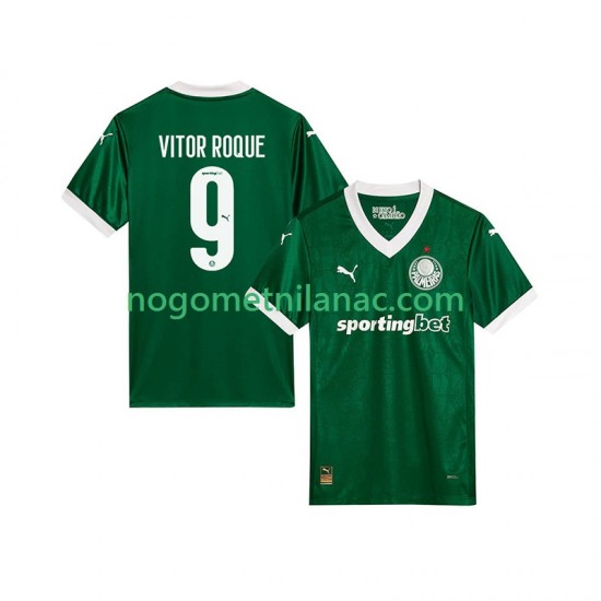 Dres Palmeiras Vitor Roque 9 Domaći 2025-2026 Kratkih Rukava - Muški