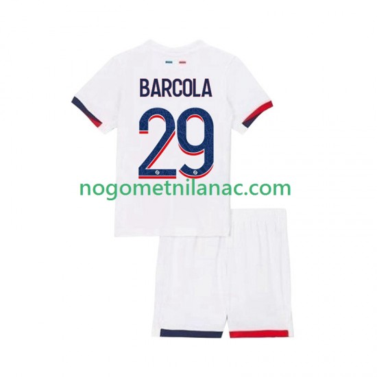 Dres Paris Saint-Germain Bradley Barcola 29 Gostujući 2025-2026 Kratkih Rukava - Dječji