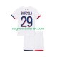 Dres Paris Saint-Germain Bradley Barcola 29 Gostujući 2025-2026 Kratkih Rukava - Dječji