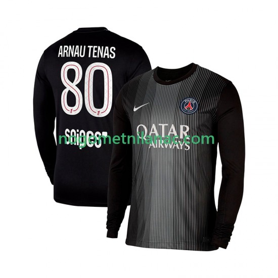 Golmanski Dres - Dres Paris Saint-Germain Arnau Tenas 80 Domaći 2025-2026 Dugim Rukavima - Muški