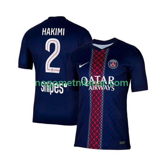 Dres Paris Saint-Germain Hakimi 2 Domaći 2025-2026 Kratkih Rukava - Muški