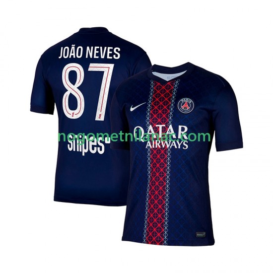Dres Paris Saint-Germain Joao Neves 87 Domaći 2025-2026 Kratkih Rukava - Muški