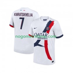 Dres Paris Saint-Germain Khvicha Kvaratskhelia 7 Gostujući 2025-2026 Kratkih Rukava - Muški Dres Paris Saint-Germain Khvicha Kvaratskhelia 7 Gostujući 2025-2026 Kratkih Rukava - Muški