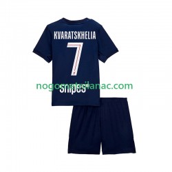 Dres Paris Saint-Germain Khvicha Kvaratskhelia 7 Domaći 2025-2026 Kratkih Rukava - Dječji Dres Paris Saint-Germain Khvicha Kvaratskhelia 7 Domaći 2025-2026 Kratkih Rukava - Dječji