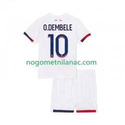 Dres Paris Saint-Germain Ousmane Dembele 10 Gostujući 2025-2026 Kratkih Rukava - Dječji