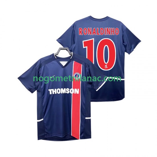 Dres Paris Saint-Germain RONALDINHO 10 2003 Retro Domaći 2002 Kratkih Rukava - Muški