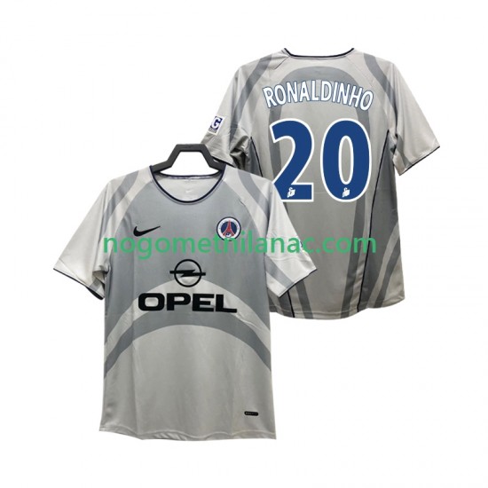 Dres Paris Saint-Germain RONALDINHO 20 2001 Retro Gostujući 2002 Kratkih Rukava - Muški