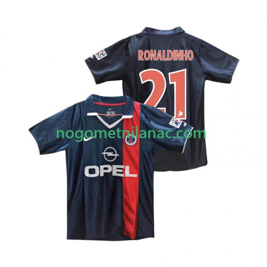 Dres Paris Saint-Germain RONALDINHO 21 2001 Retro Domaći 2002 Kratkih Rukava - Muški