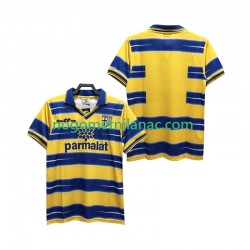 Dres Parma Retro Domaći 1998 1999 Kratkih Rukava - Muški Dres Parma Retro Domaći 1998 1999 Kratkih Rukava - Muški
