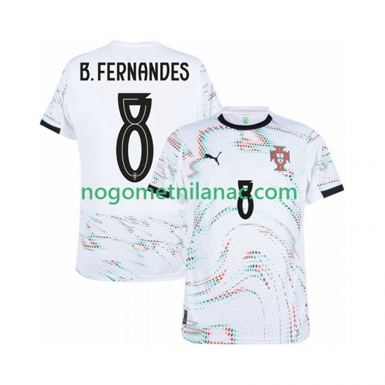 Dres Portugal Bruno Fernandes 8 Gostujući 2025-2026 Kratkih Rukava - Muški