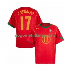 Dres Portugal Cristiano Ronaldo 17 Retro Domaći 2004 Kratkih Rukava - Muški Dres Portugal Cristiano Ronaldo 17 Retro Domaći 2004 Kratkih Rukava - Muški