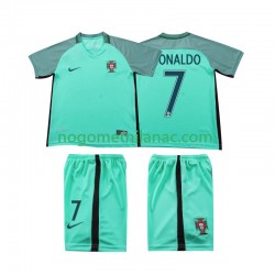 Dres Portugal Cristiano Ronaldo 7 2016 Retro Gostujući Kratkih Rukava - Dječji Dres Portugal Cristiano Ronaldo 7 2016 Retro Gostujući Kratkih Rukava - Dječji