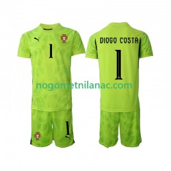 Golmanski Dres - Dres Portugal Diogo Costa 1 Domaći 2025 Kratkih Rukava - Dječji Golmanski Dres - Dres Portugal Diogo Costa 1 Domaći 2025 Kratkih Rukava - Dječji