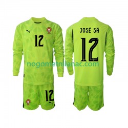 Golmanski Dres - Dres Portugal Jose Sa 12 Domaći 2025 Dugim Rukavima - Dječji Golmanski Dres - Dres Portugal Jose Sa 12 Domaći 2025 Dugim Rukavima - Dječji