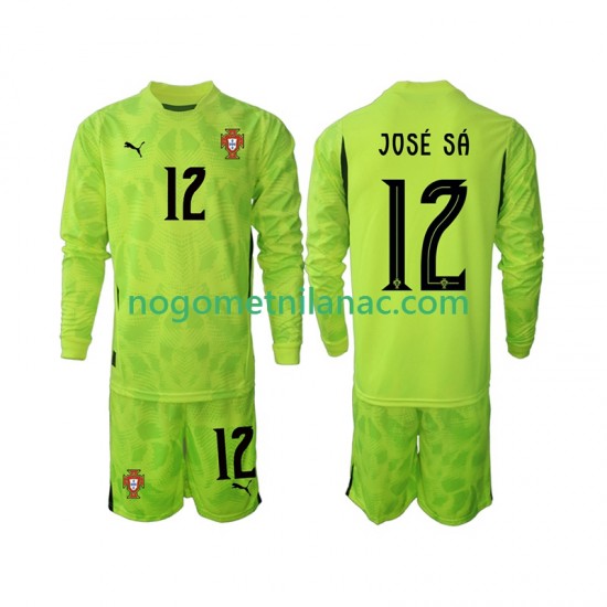Golmanski Dres - Dres Portugal Jose Sa 12 Domaći 2025 Dugim Rukavima - Dječji