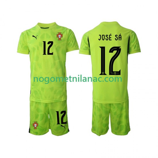 Golmanski Dres - Dres Portugal Jose Sa 12 Domaći 2025 Kratkih Rukava - Dječji