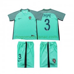 Dres Portugal PEPE 3 2016 Retro Gostujući Kratkih Rukava - Dječji Dres Portugal PEPE 3 2016 Retro Gostujući Kratkih Rukava - Dječji