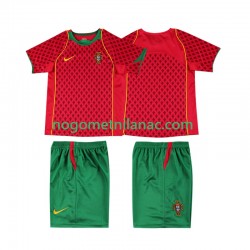 Dres Portugal Retro Domaći 2004 Kratkih Rukava - Dječji Dres Portugal Retro Domaći 2004 Kratkih Rukava - Dječji