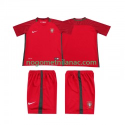 Dres Portugal 2016 Retro Domaći Kratkih Rukava - Dječji Dres Portugal 2016 Retro Domaći Kratkih Rukava - Dječji