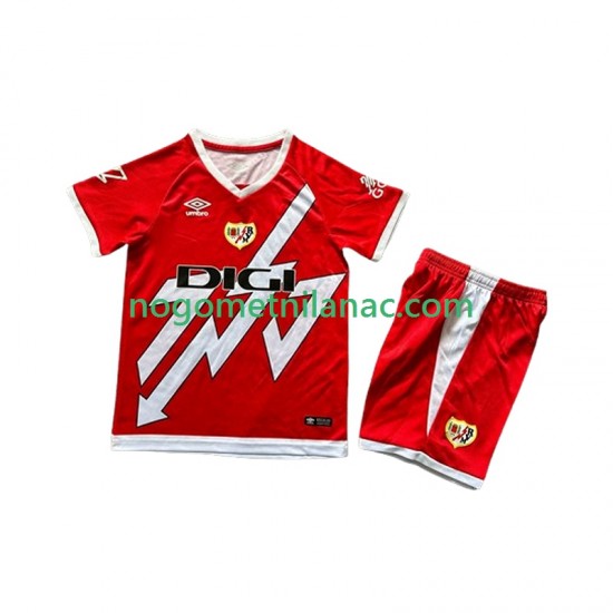 Dres Rayo Vallecano Domaći 2024-2025 Kratkih Rukava - Dječji