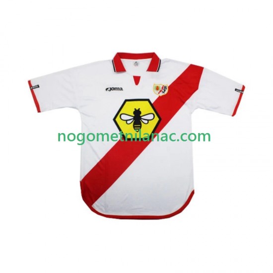Dres Rayo Vallecano 2000 2001 Retro Domaći Kratkih Rukava - Muški