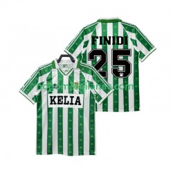 Dres Real Betis FINIDI 25 1995 1996 Retro Domaći Kratkih Rukava - Muški