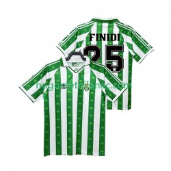 Dres Real Betis FINIDI 25 1996 1997 Retro Domaći Kratkih Rukava - Muški