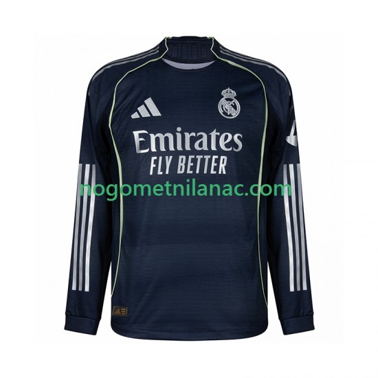 Dres Real Madrid Gostujući 2025-2026 Dugim Rukavima - Muški