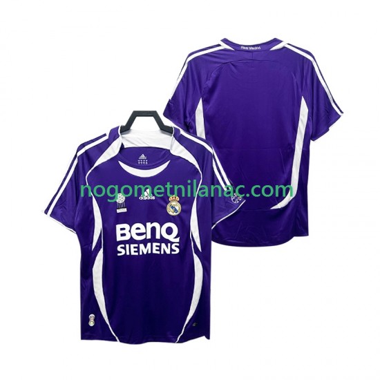 Dres Real Madrid 2007 Retro Gostujući 2006 Kratkih Rukava - Muški