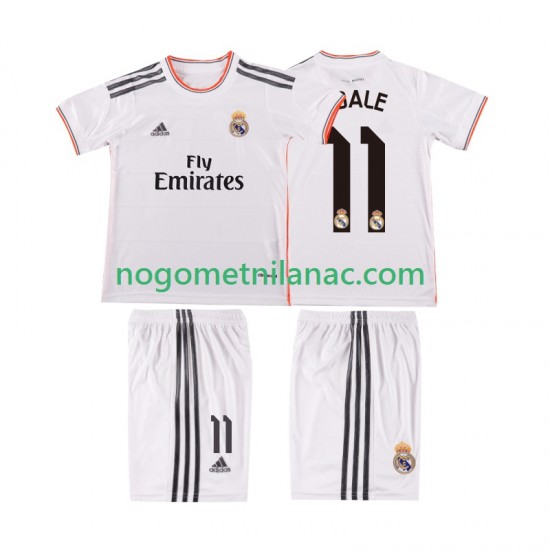 Dres Real Madrid BALE 11 2013 2014 Retro Domaći Kratkih Rukava - Dječji
