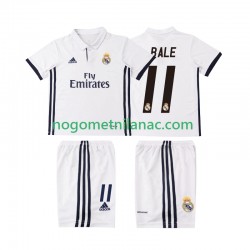 Dres Real Madrid BALE 11 2016 2017 Retro Domaći Kratkih Rukava - Dječji