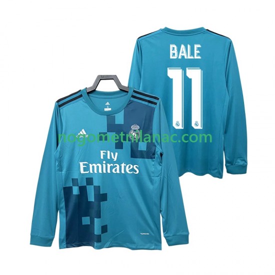 Dres Real Madrid BALE 11 2017 2018 Retro Treći Dugim Rukavima - Muški