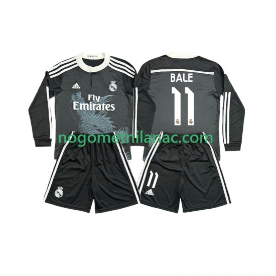 Dres Real Madrid Bale 11 2014 2015 Retro Treći Dugim Rukavima - Dječji