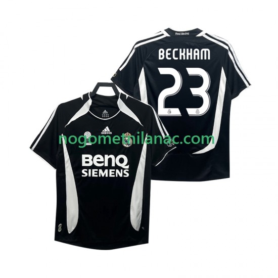 Dres Real Madrid Beckham 23 2007 Retro Treći 2006 Kratkih Rukava - Muški