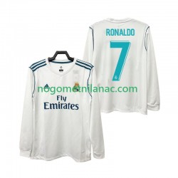 Dres Real Madrid CRISTIANO RONALDO 7 2017 2018 Retro Domaći Dugim Rukavima - Muški