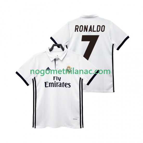 Dres Real Madrid CRISTIANO RONALDO 7 2017 2018 Retro Domaći Kratkih Rukava - Muški
