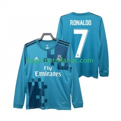 Dres Real Madrid CRISTIANO RONALDO 7 2017 2018 Retro Treći Dugim Rukavima - Muški