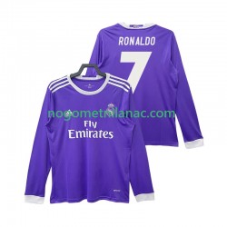 Dres Real Madrid Cristiano Ronaldo 7 2016 2017 Retro Gostujući Dugim Rukavima - Muški