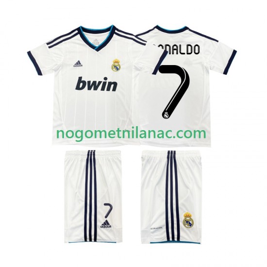 Dres Real Madrid Cristiano Ronaldo 7 2012 2013 Retro Domaći Kratkih Rukava - Dječji