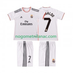 Dres Real Madrid Cristiano Ronaldo 7 2013 2014 Retro Domaći Kratkih Rukava - Dječji