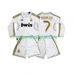 Dres Real Madrid Cristiano Ronaldo 7 2012 Retro Domaći 2011 Dugim Rukavima - Dječji