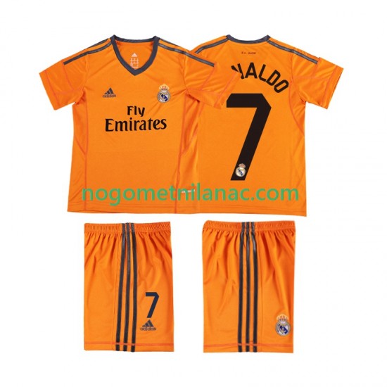Dres Real Madrid Cristiano Ronaldo 7 2013 2014 Retro Treći Kratkih Rukava - Dječji