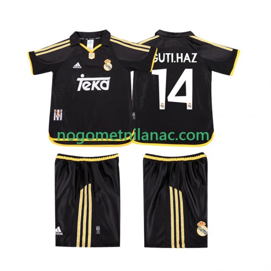 Dres Real Madrid GUTI.HAZ 14 2001 Retro Gostujući 1999 Kratkih Rukava - Dječji