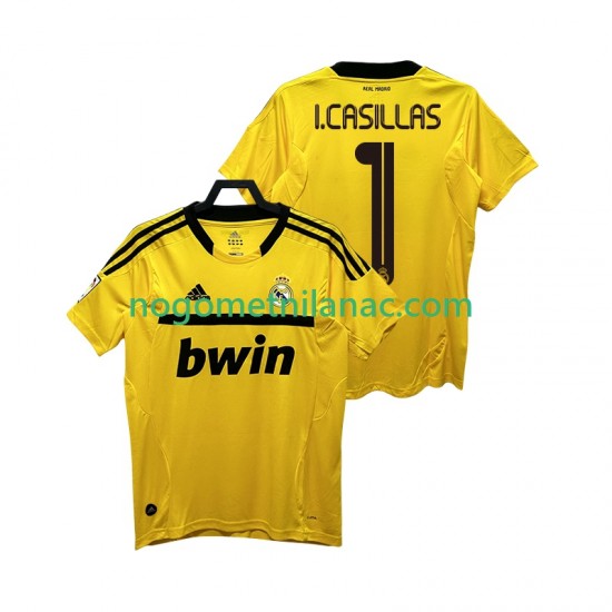 Golmanski Dres - Dres Real Madrid I.CASILLAS 1 2012 Retro Domaći 2011 Kratkih Rukava - Muški