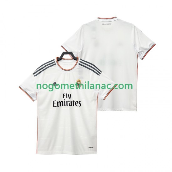 Dres Real Madrid 2013 2014 Retro Domaći Kratkih Rukava - Muški