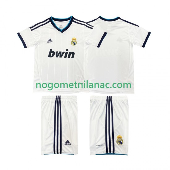 Dres Real Madrid 2012 2013 Retro Domaći Kratkih Rukava - Dječji