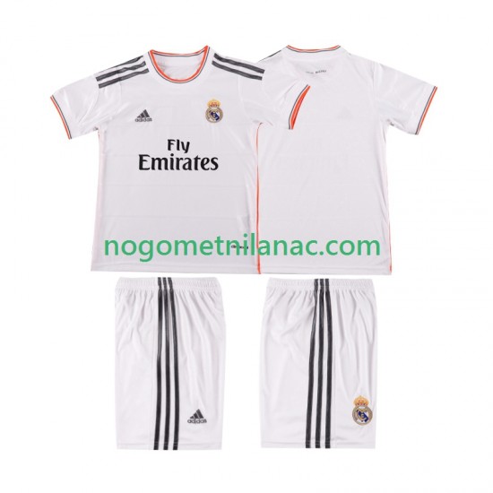 Dres Real Madrid 2013 2014 Retro Domaći Kratkih Rukava - Dječji