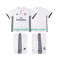 Dres Real Madrid 2016 2017 Retro Domaći Kratkih Rukava - Dječji Dres Real Madrid 2016 2017 Retro Domaći Kratkih Rukava - Dječji