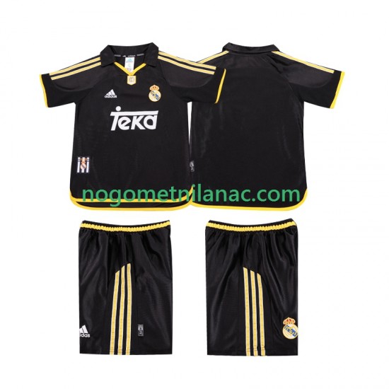 Dres Real Madrid 2001 Retro Gostujući 1999 Kratkih Rukava - Dječji